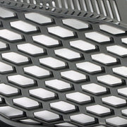 DURAFORCE Front Upper Grille Grill Honeycomb ABS Plastic Black For Toyota Sienna 2011-2017