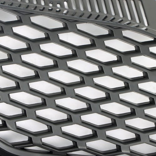 DURAFORCE Front Upper Grille Grill Honeycomb ABS Plastic Black For Toyota Sienna 2011-2017