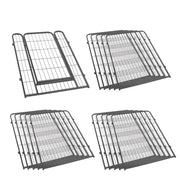 DURAFORCE 16 Panels 40 x 27 inch Dog Playpen Crate Fence Pet PlayPen Exercise Cage