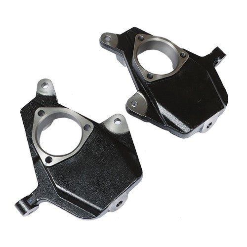 DURAFORCE Black 2" Drop Lowering Spindles For Chevy GMC Silverado Sierra 1500 1999-2006