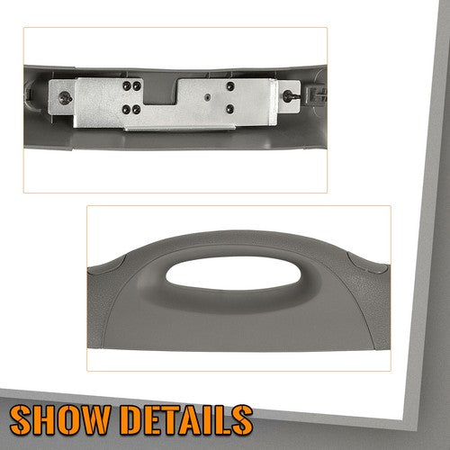 Gray Passenger Side Front A Pillar Trim Handle for 2004-2008 Ford F150 F-150