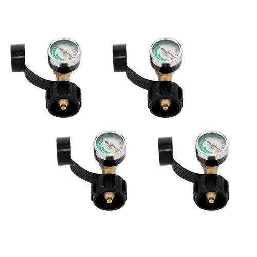 DURAFORCE 4-PCS QCC1 Inflation Joint Gas Tank Copper Converter Head POL Joint Propane