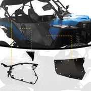 DURAFORCE UTV Aluminum Full Doors For 2014-2022 Polaris RZR XP Turbo/S XP 1000 2 Seats