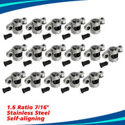DURAFORCE For Chevy SBC 350 1.6 Ratio 7/16" Stud Full Roller Stainless Steel Rocker Arms