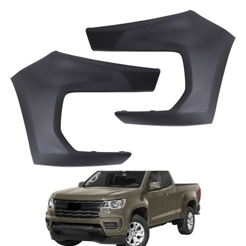 DURAFORCE Plastic Front Bumper End Cap For Chevrolet Colorado 2021-2022 Left & Right 2pcs