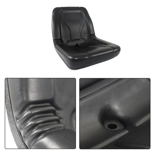 DURAFORCE Seat For Kubota L3010 L3410 L3710 L4310 L4610 Compact Tractors L48 Backhoe-Black