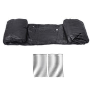 DURAFORCE 4FT by 25FT Heavy Duty Garden Privacy Fence Barrier Net With Zip Ties