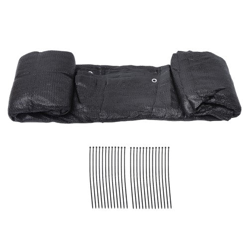 DURAFORCE 4FT by 25FT Heavy Duty Garden Privacy Fence Barrier Net With Zip Ties