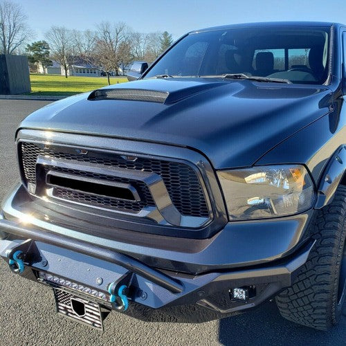 Universal Hood Scoop Vent 25.2 x 25.2 for Challenger Sliverado Nissan Titan