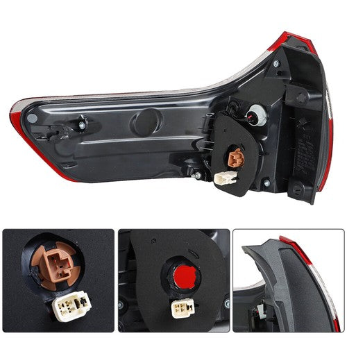 DURAFORCE For 15-20 Toyota Sienna Base L LE XLE Passenger/Right Side Tail Light Brake Lamp
