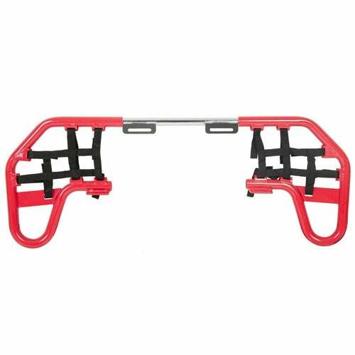 DURAFORCE Aluminum Nerf Bars Red Bar Black Nets For 2020-24 Honda TRX 250EX 250X Pair set