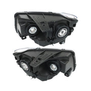 DURAFORCE Halogen Clear Pair Chrome For Jeep Grand Cherokee 11-13 Compass 11-17 Headlights