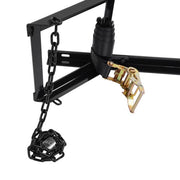 DURAFORCE Adjustable Semi Truck Tire Rack Spare Tire Mount Holder Tire Carrier W/Hardware