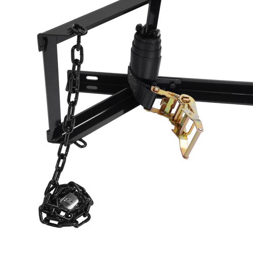 DURAFORCE Adjustable Semi Truck Tire Rack Spare Tire Mount Holder Tire Carrier W/Hardware