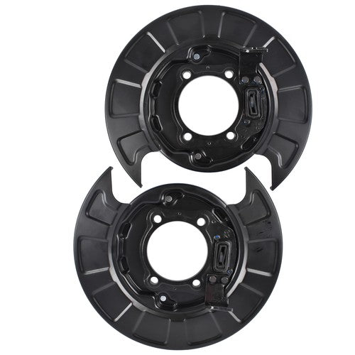 DURAFORCE 2 Pack Rear Brake Parking Plate Left & Right Set for Hyundai Santa Fe 2006-2009