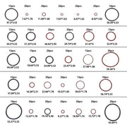 DURAFORCE O-Ring Seal Kit For Caterpillar Cat Seal Kits O Ring Kit 270-1528 New