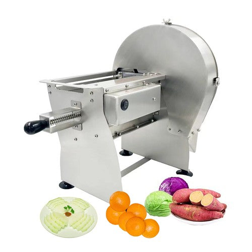DURAFORCE 0-0.4'' Adj. Thickness Vegetable/Fruit Jerky Meat Slicer, Non-Slip Feet, Silver