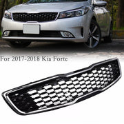 DURAFORCE Fit 2017-2018 Kia Forte Sedan LX SX Chrome Front Upper Grille Grill 86350B0010