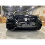DURAFORCE Grille For Mercedes Benz W222 S450 S500 S550 S550 S63 AMG 2014-2020 W/ ACC Black