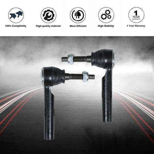 DURAFORCE NEW 12Pc Complete Front Control Arms Ball Joints Tie Rod End For Bucik Chevy GMC