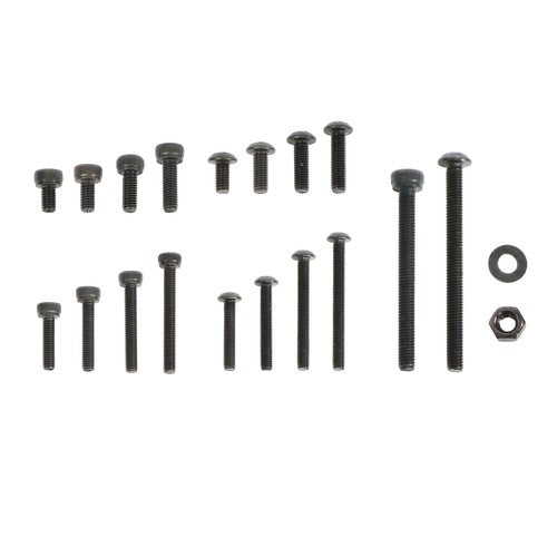 DURAFORCE 1590 pcs M3 Screw Kit with Hex Button and Socket Head Bolts, Nuts, and Washers