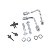 DURAFORCE Chrome 11" Power Brake Booster Master Cylinder & Valve Kit for 1973-93 Chevy GMC