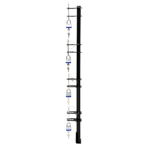 DURAFORCE For Enclosed/Open Trailer Pair 4 Place Lockable Weeder Trimmer Rack Holders