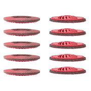 DURAFORCE 4-1/2" x 7/8" Ceramic Grinding Wheel Type 29 Flap Discs 10 Pack 60 Grit