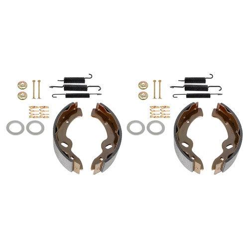DURAFORCE Rear Brake hub Drums Brake Shoe Spring Kit For EZGO TXT Golf Carts Electric 96+