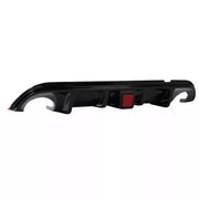 DURAFORCE For 2014-2017 Infiniti Q50 Glossy Black Rear Bumper Diffuser W/ LED Brake Light