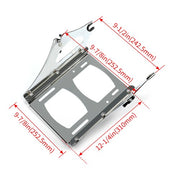 DURAFORCE Tour Trunk Mount Rack + Docking Hardware Kit For 09-13 Harley Touring Road King