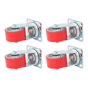 DURAFORCE 4"X 2" Heavy Duty Casters - Polyurethane Caster with Capacity up to 2800 LBS