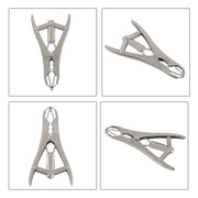DURAFORCE Stainless Steel Castration Pliers Tail Breaker with 100 Visibility Red Lamb Mark