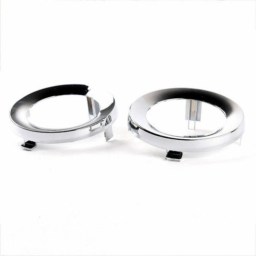 DURAFORCE Pair Front Chrome Fog Light Trim Lamp Cover for 2009-2013 Subaru Forester