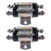 DURAFORCE 2Pcs Gas Golf Cart Solenoid For Yamaha G1 6 Terminal 12 Volt 100A J17-81950-01