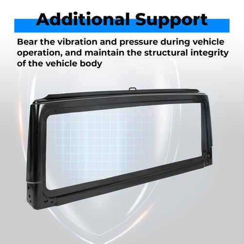 Black Front Windshield Frame for 2003-2006 Jeep Wrangler TJ 55395014AB
