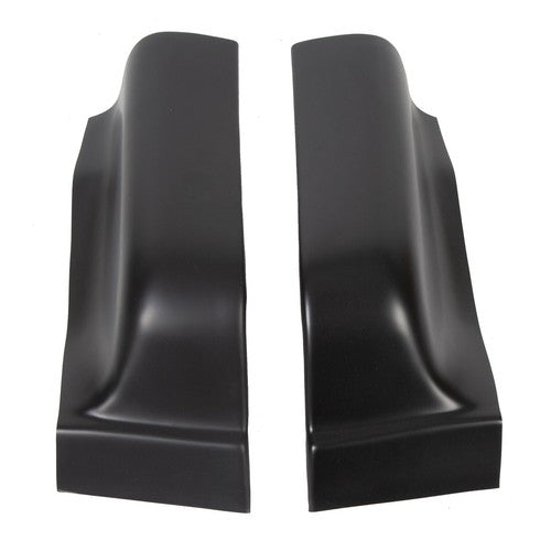 Black ABS Cab Corner Covers For Ford F150 Crew Cab 2004 2005 2006 2007 2008