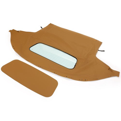 DURAFORCE New Heated Glass Window & Soft Top For Mazda Miata 1990-2005 Convertible Tan