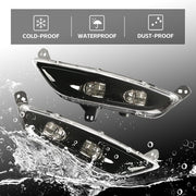DURAFORCE Fit for CHRYSLER 200 15-17 2015-2017 2016 BUMPER FOG LIGHTS Lamp Pair Clear Lens