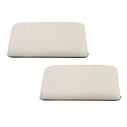 DURAFORCE 2× Seat Bottom Cushion Assembly For Club Car DS Golf Cart 1981-2000.5 White US