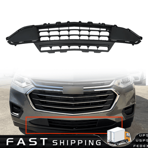 DURAFORCE 84402021 For Chevrolet Traverse 2018-2020 Front Bumper Lower Grille Black Grill
