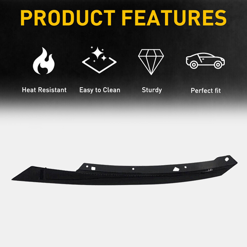 For 2016-2021 Honda Civic Driver Side Black Grille Headlight Eyelid Molding Trim
