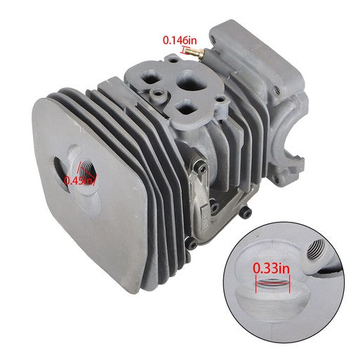 DURAFORCE For Husqvarna 537320501 Rancher 47MM Chainsaw Cylinder Head Piston Kit