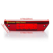 DURAFORCE Pair Tail Light LH & RH For 09-16 Polaris Ranger 500 700 800 900 Replace 2411099