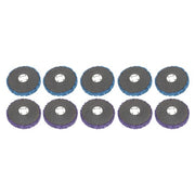 DURAFORCE (5 pieces each in purple and blue) 10 Pack of 4' x 5/8' Diamond Discs