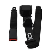 DURAFORCE 3 Point Seat Belt Retractable Black Shoulder For Jeep CJ YJ Wrangler 1982-1995