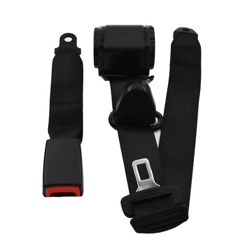 DURAFORCE 3 Point Seat Belt Retractable Black Shoulder For Jeep CJ YJ Wrangler 1982-1995