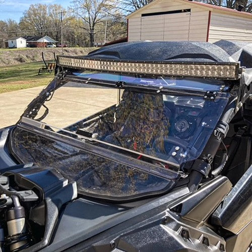 DURAFORCE 2-IN-1 Front Flip Clear Windshield for Can-Am Maverick X3 Models 2017+