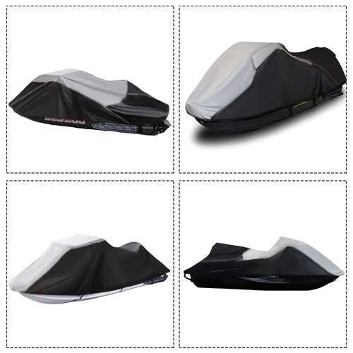 DURAFORCE New bWaterproof Marine Grade 600D Heavy Duty Polyester Trailerable Jet Ski Cover