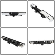 DURAFORCE For Ford F150 2015-2019 w/ Heavy Duty Tow & Sensor Hole Chrome Rear Bumper